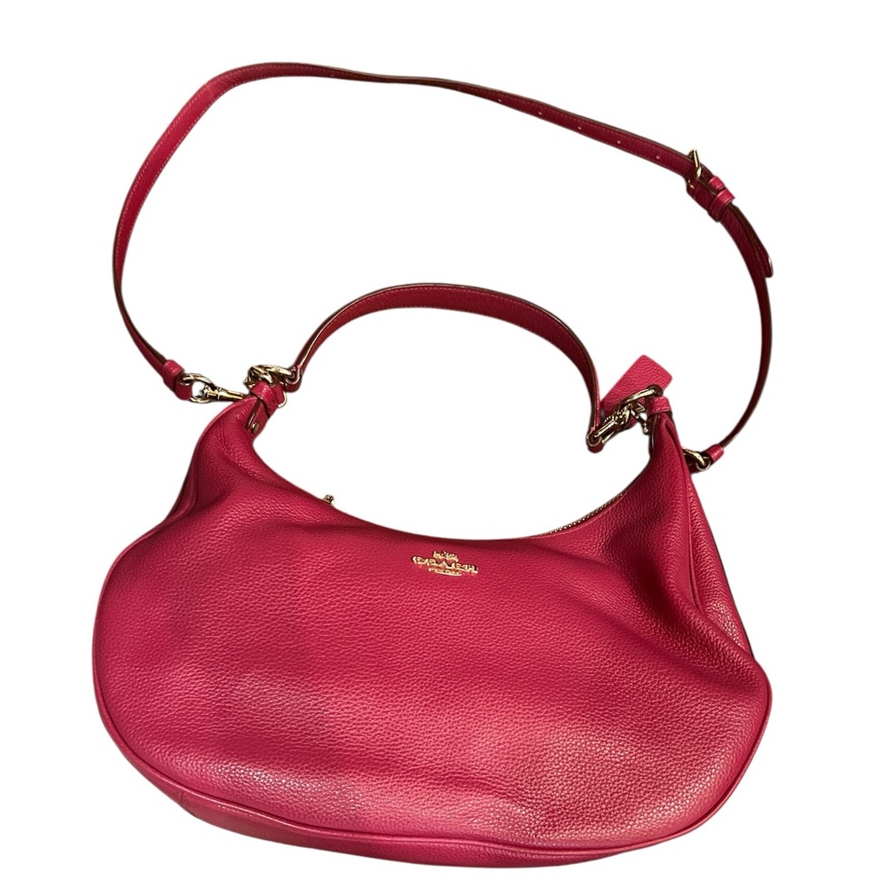 New Coach Red Leather Hobo Bag with Gold Hardware. Moving…MAKE AN OFFER!